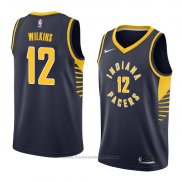 Maglia Indiana Pacers Damien Wilkins #12 Icon 2018 Blu