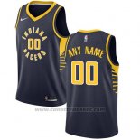 Maglia Indiana Pacers Nike Personalizzate 17-18 Nero