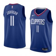 Maglia Los Angeles Clippers Brice Johnson #11 Icon 2018 Blu