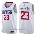 Maglia Los Angeles Clippers Lou Williams #23 Association 2017-18 Bianco