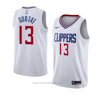 Maglia Los Angeles Clippers Marcin Gortat #13 Association 2018 Bianco