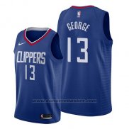 Maglia Los Angeles Clippers Paul George #13 Icon 2019 Blu