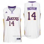 Maglia Los Angeles Lakers Brandon Ingram #14 Bianco