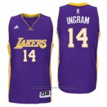 Maglia Los Angeles Lakers Brandon Ingram #14 Viola