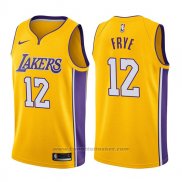 Maglia Los Angeles Lakers Channing Frye #12 Icon 2017-18 Or