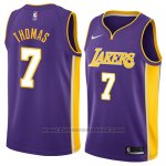 Maglia Los Angeles Lakers Isaiah Thomas #7 Statement 2018 Viola
