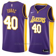 Maglia Los Angeles Lakers Ivica Zubac #40 Statement 2018 Viola