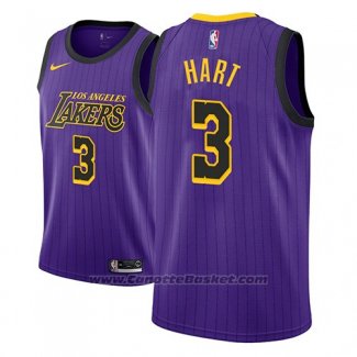 Maglia Los Angeles Lakers Josh Hart #3 Citta 2018 Viola