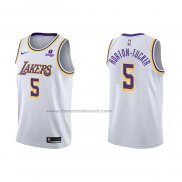 Maglia Los Angeles Lakers Talen Horton-Tucker NO 5 Association 2021-2022 Bianco