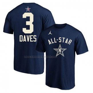 Maglia Manica Corta All Star 2024 Anthony Davis Blu