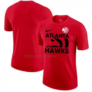 Maglia Manica Corta Atlanta Hawks Rosso1