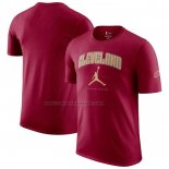 Maglia Manica Corta Cleveland Cavaliers Essential Citta Rosso