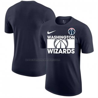 Maglia Manica Corta Washington Wizards Nero