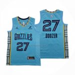 Maglia Memphis Grizzlies Cameron Boozer No 27 Statement 2026-27 Blu