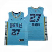 Maglia Memphis Grizzlies Cameron Boozer No 27 Statement 2026-27 Blu