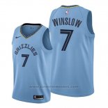 Maglia Memphis Grizzlies Justise Winslow #7 Statement 2019-20 Blu