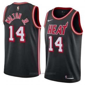 Maglia Miami Heat Derrick Walton Jr. #14 Classic 2018 Nero