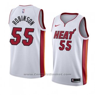 Maglia Miami Heat Duncan Robinson #55 Association 2018 Bianco