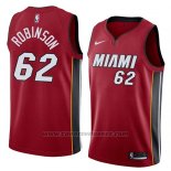 Maglia Miami Heat Duncan Robinson #62 Statement 2018 Rosso