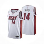 Maglia Miami Heat Tyler Herro No 14 Association 2024-25 Bianco