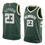 Maglia Milwaukee Bucks Ersan Ilyasova #23 Icon 2018 Verde