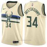 Maglia Milwaukee Bucks Giannis Antetokounmpo #34 Citta Crema