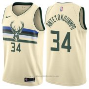 Maglia Milwaukee Bucks Giannis Antetokounmpo #34 Citta Crema