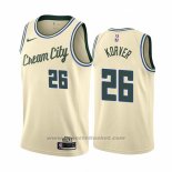 Maglia Milwaukee Bucks Kyle Korver #26 Citta Crema