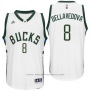 Maglia Milwaukee Bucks Matthew Dellavedova #8 Bianco