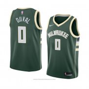 Maglia Milwaukee Bucks Trevon Duval #0 Icon 2018 Verde