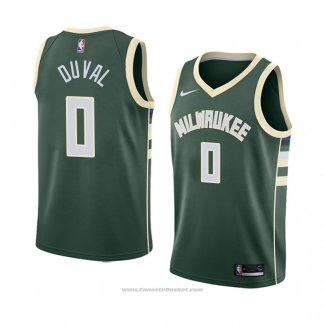 Maglia Milwaukee Bucks Trevon Duval #0 Icon 2018 Verde