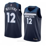 Maglia Minnesota Timberwolves C. J. Williams #12 Icon 2018 Blu