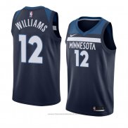 Maglia Minnesota Timberwolves C. J. Williams #12 Icon 2018 Blu