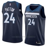 Maglia Minnesota Timberwolves Justin Patton #24 Icon 2018 Blu