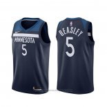 Maglia Minnesota Timberwolves Malik Beasley #5 Icon Blu