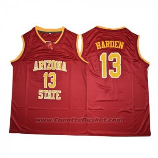 Maglia NCAA Arizona State James Harden #13 Rosso