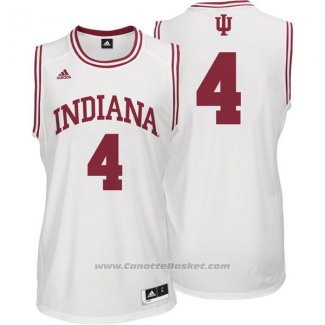 Maglia NCAA Indiana Hoosiers Victor Oladipo #4 Bianco