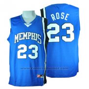 Maglia NCAA Memphis Tigers Derrick Rose #23 Blu