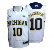 Maglia NCAA Michigan State Spartans Hardaway Jr. #10 Bianco