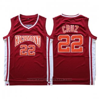 Maglia NCAA Richmond Timo Cruz #22 Rosso