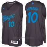 Maglia Natale 2016 Orlando Magic Evan Fournier #10 Nero