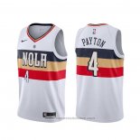 Maglia New Orleans Pelicans Elfrid Payton #4 Earned Bianco