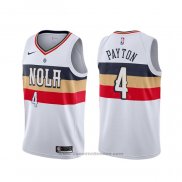 Maglia New Orleans Pelicans Elfrid Payton #4 Earned Bianco