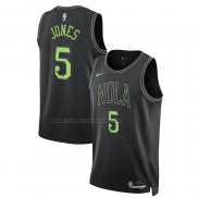 Maglia New Orleans Pelicans Herbert Jones #5 Citta 2023-24 Nero