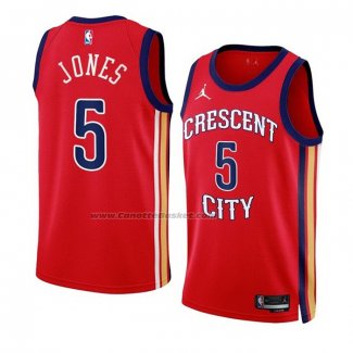 Maglia New Orleans Pelicans Herbert Jones #5 Statement 2023-24 Rosso