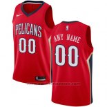 Maglia New Orleans Pelicans Nike Personalizzate 17-18 Rosso