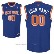 Maglia New York Knicks Adidas Personalizzate Blu