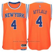 Maglia New York Knicks Arron Afflalo #4 Arancione