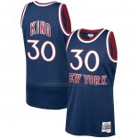 Maglia New York Knicks Bernard King #30 Mitchell & Ness 1982-83 Blu