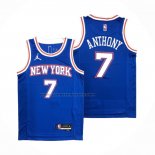 Maglia New York Knicks Carmelo Anthony #7 Statement 2020-21 Blu